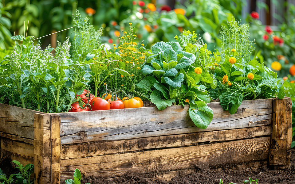 Huertos urbanos y jardines comestibles